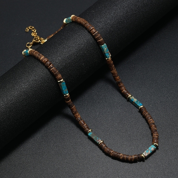 Beads Men's Necklace - Picture 3 of 3